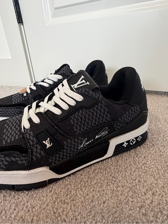 Louis Vuitton Other - Louis Vuitton Men’s Black and White Low-Top Sneakers
